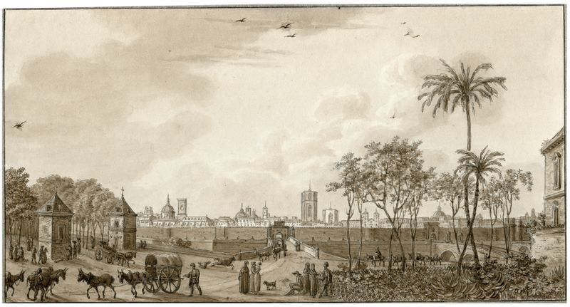 Paisaje de Valencia de Otto Howen, medio desconocido
