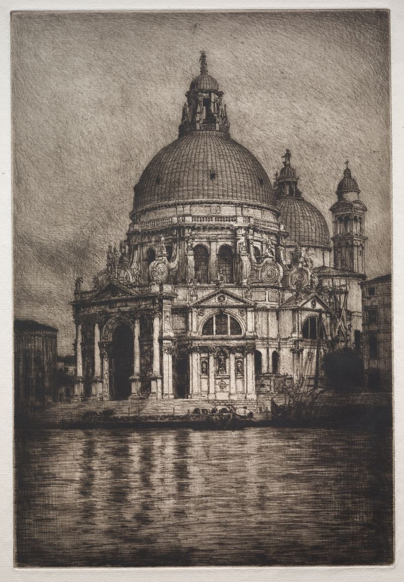 Santa Maria Della Salute #2 by Mortimer Menpes, impressionism, architecture