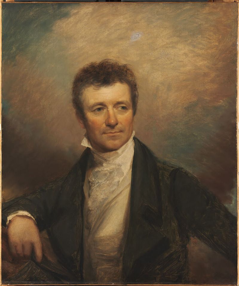 Portrait of John Wesley Jarvis by Henry Inman, oil on canvas