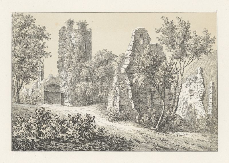 Paisaje que representa dunas y cielo de Johann Friedrich Wagner, pintura al óleo