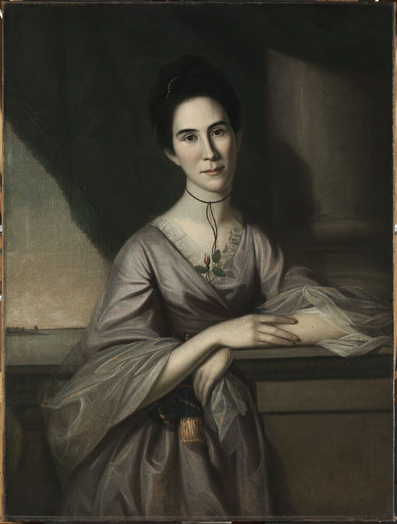 Portrait of Susanna Steuart Tilghman, oil on canvas by Charles Willson Peale