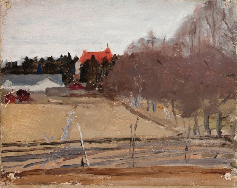 Merioki – Finland de Jan Ciągliński, pintura al óleo que muestra agua tranquila y luz etérea