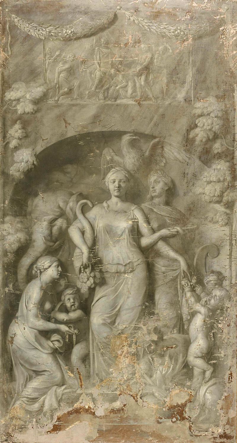 Allegory of Charity by Gerard de Lairesse, oil on canvas, depicting a figure representing charity.
