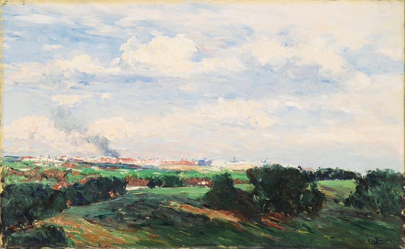 View of Madrid from the Plantío de los Infantes, oil on canvas by Aureliano de Beruete