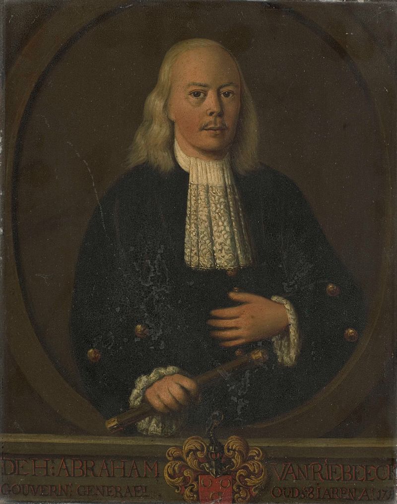Retrato de Abraham van Riebeeck, medio metal, artista desconocido