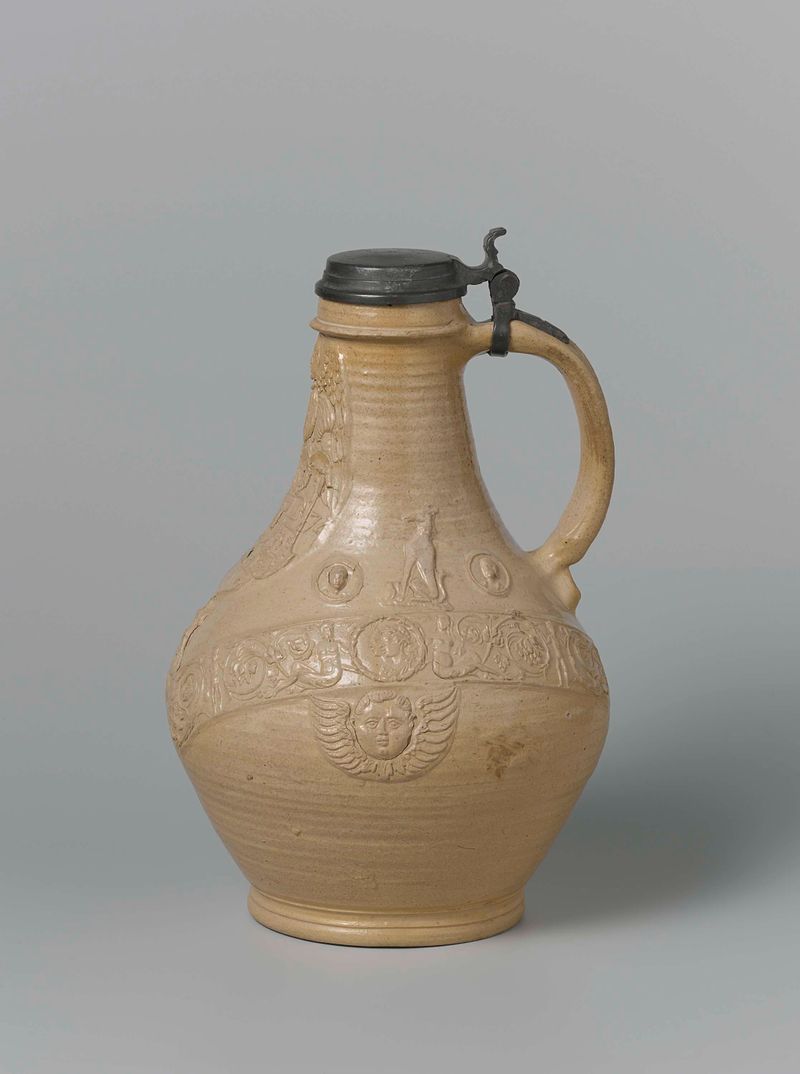 Still life jug with orange hues, 1574 by Anno Knütgen