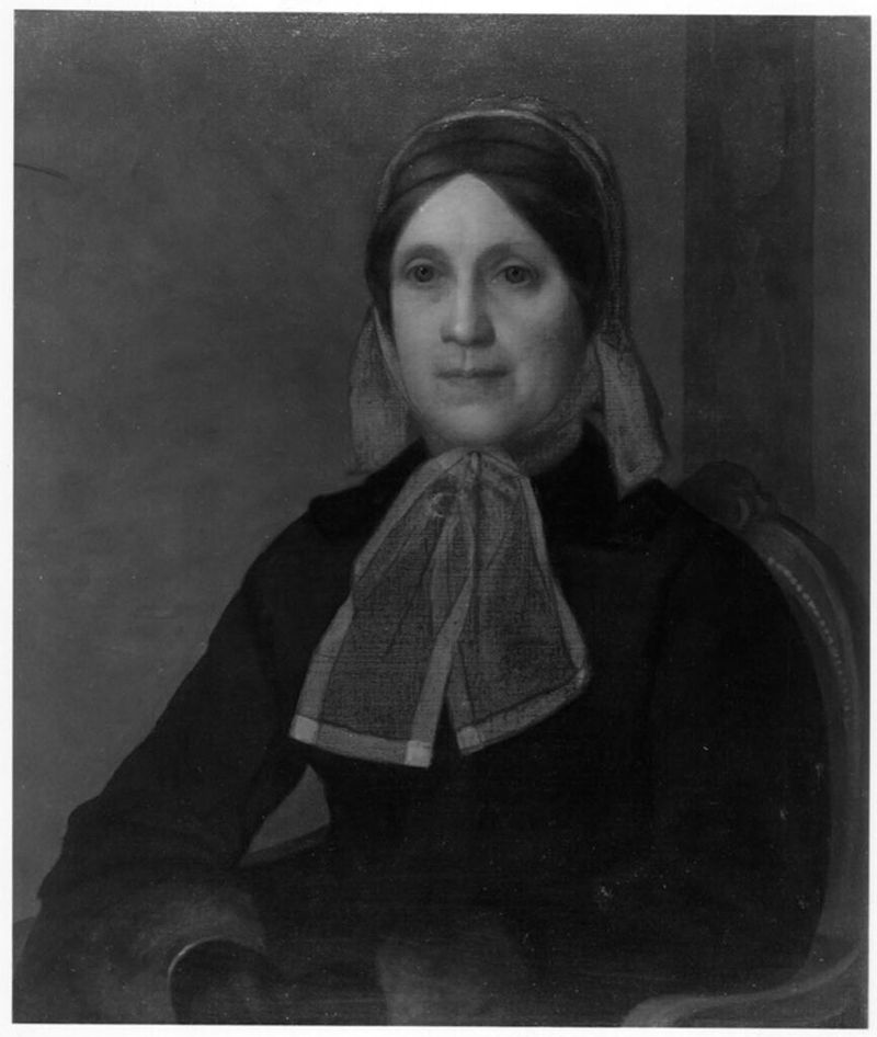 Retrato de Catharine Jane Eliot Norton, óleo sobre lienzo de un artista no identificado