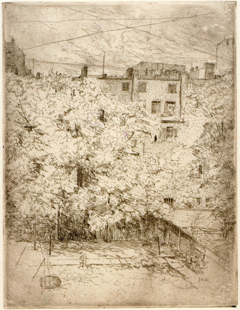 Paisaje con flores silvestres y luz filtrada por Julian Alden Weir, pintura al óleo