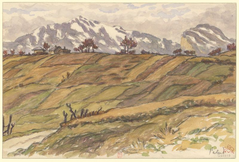 Pallud de Henri Rivière, uma paisagem impressionista que retrata água e luz