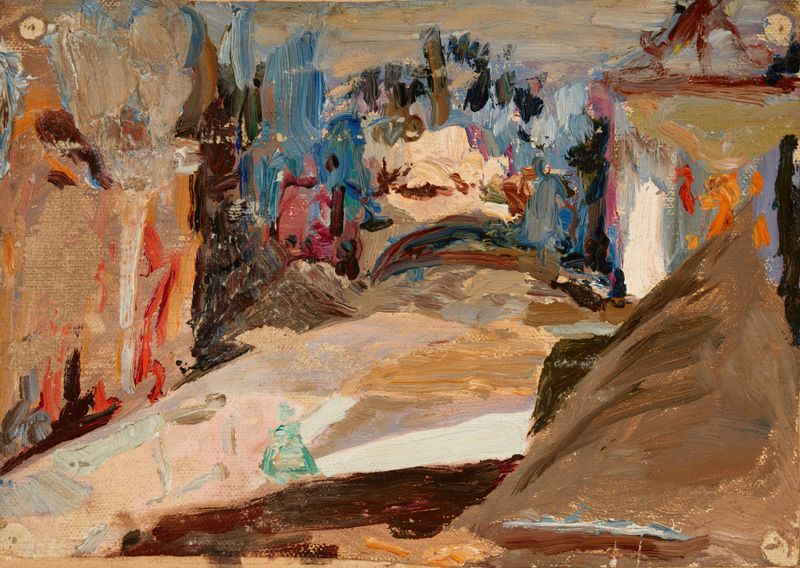 Smyrna (Bazaar) de Jan Ciągliński, retratando uma cena de mercado animada em pintura a óleo.
