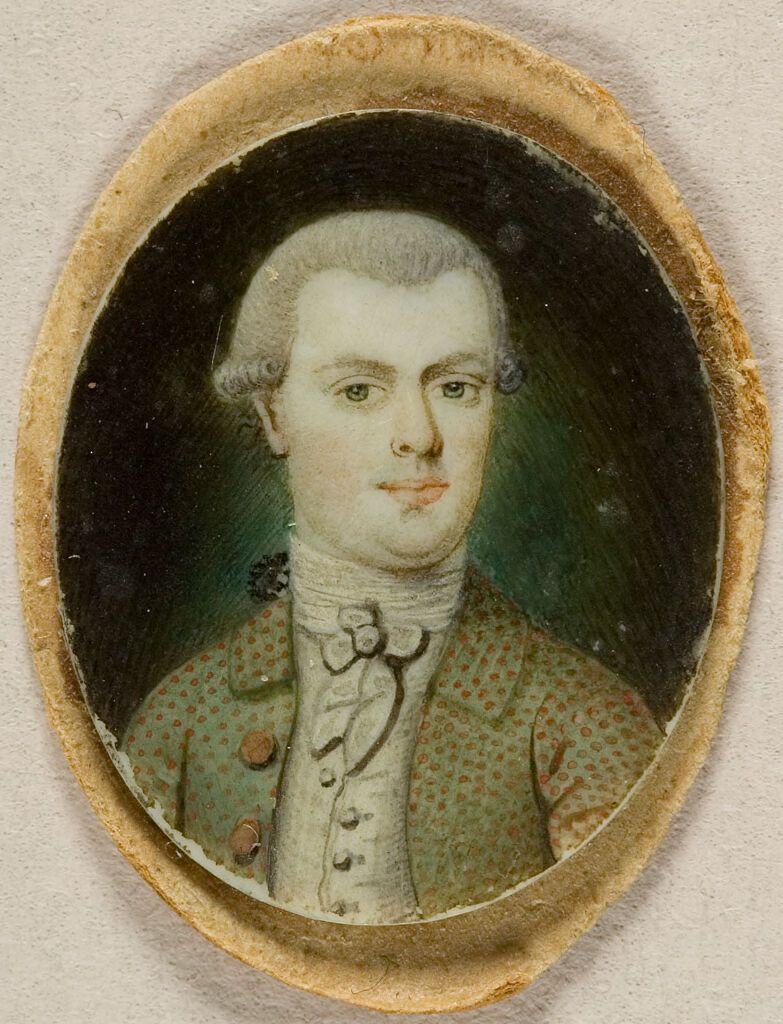 Retrato de um homem de Joseph Dunkerley, meio de marfim, destacando a expressão pensativa e o jogo de luz.