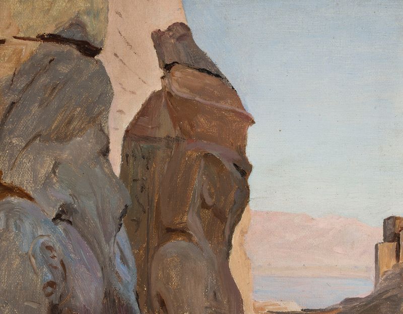 Escultura figurativa de Ramsés por Jan Ciągliński, 1903