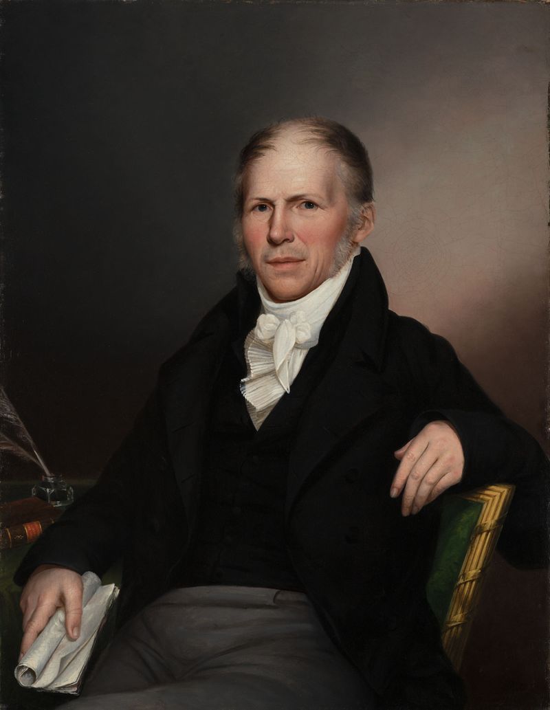 Portrait of William Young by James Peale, oil on canvas