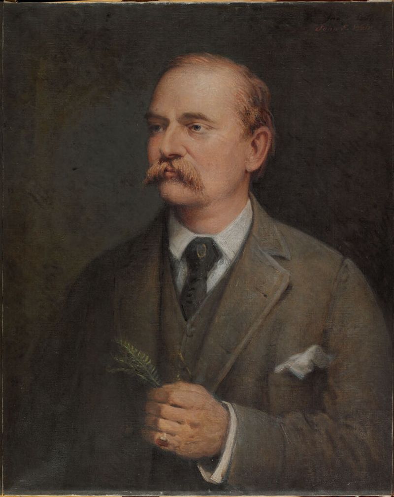 Portrait of Daniel Cady Eaton, oil on canvas by John Ferguson Weir