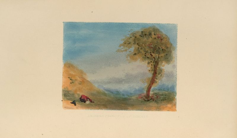 Another Principle of Turner by Frank Howard, depicting a tumultuous sea with light breaking through clouds, oil painting