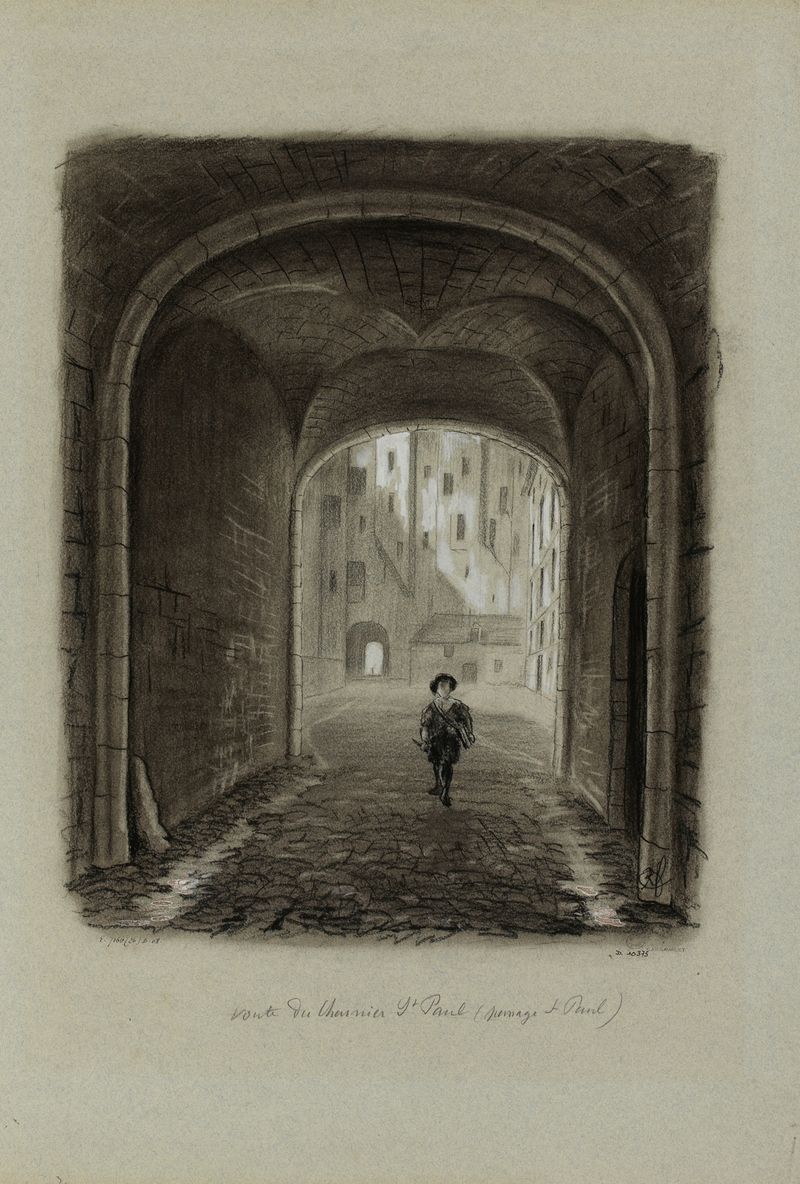 Archway of charnier by Robert Frémont, medium unknown