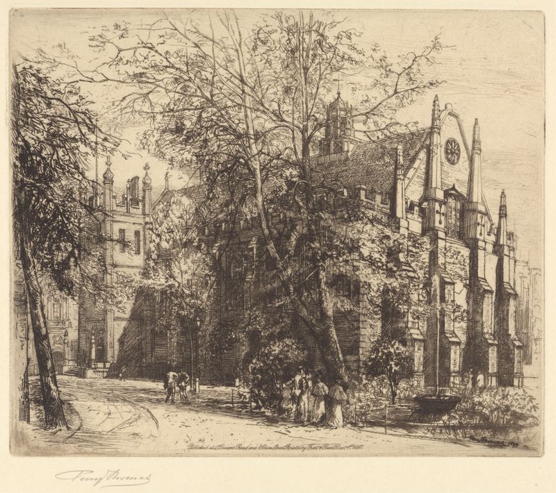 Victorian architecture in The Middle Temple Hall by Percy Thomas