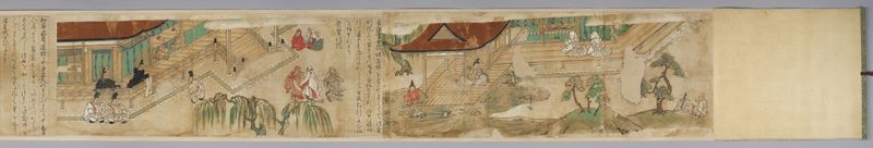 Gold work depicting Buddhist themes by Monk Musashi Hōgen