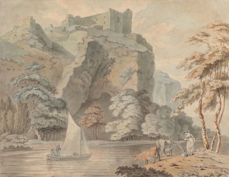 Arquitectura de Carrig Cennen Castle por Rev. John Gardnor