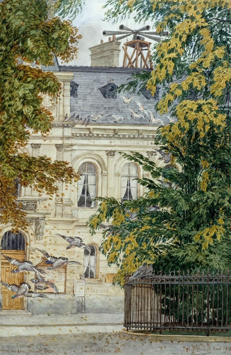 Arquitectura de Mairie du XIVº Arrond. París. de Félix Brard, medio desconocido