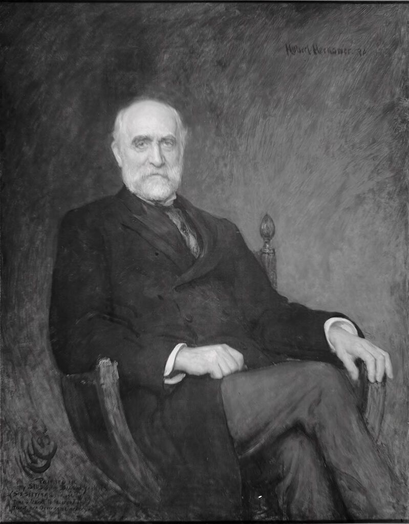 Retrato de Gordon McKay, óleo sobre lienzo de Hubert von Herkomer