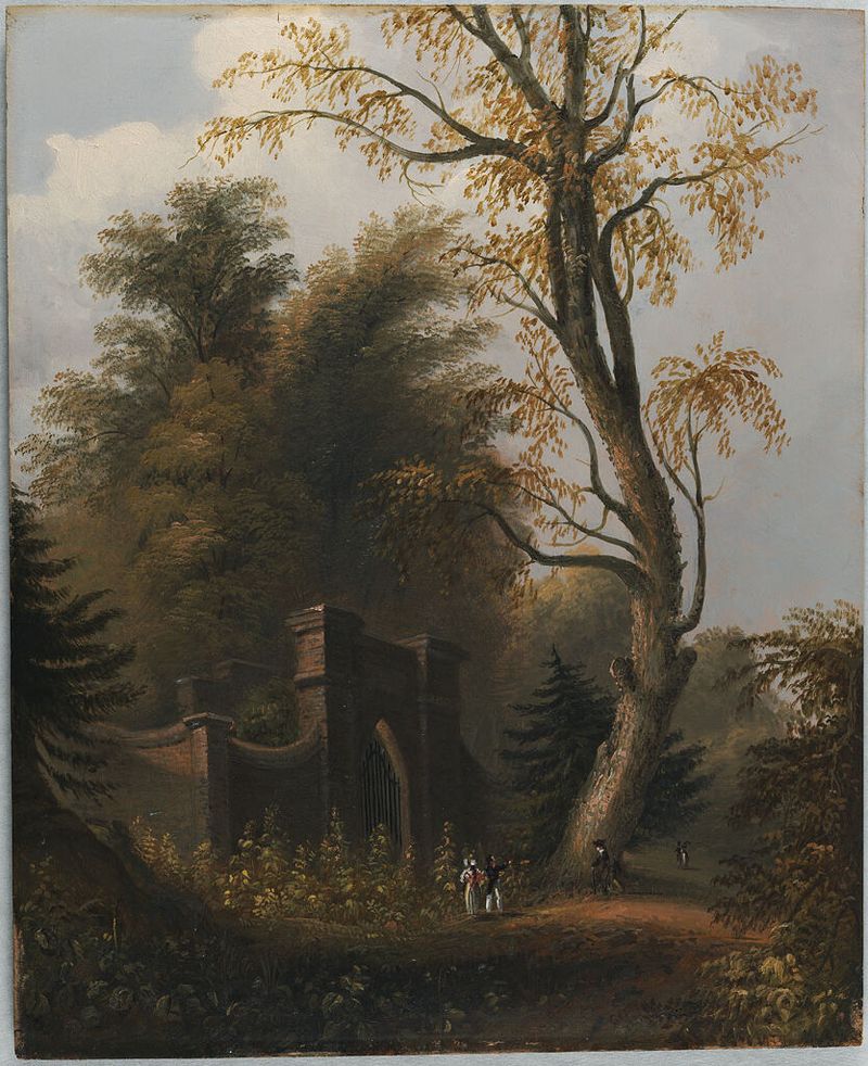 Tumba de Washington de Samuel Lancaster Gerry, meio madeira