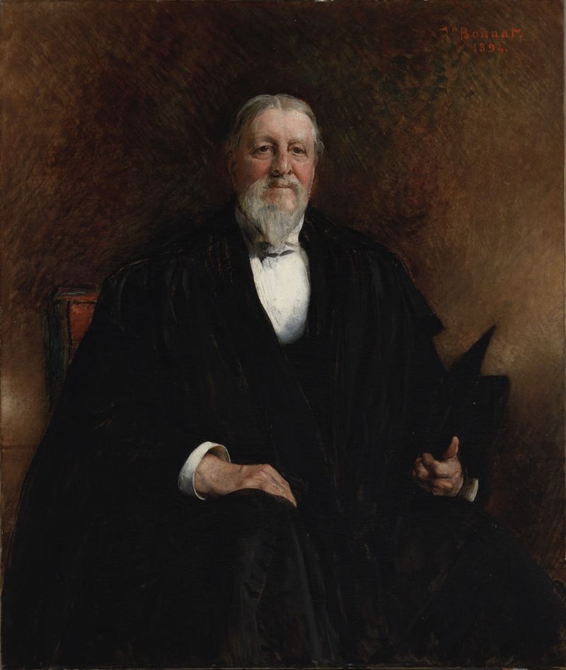 Retrato de George Martin Lane, óleo sobre tela de Léon Bonnat