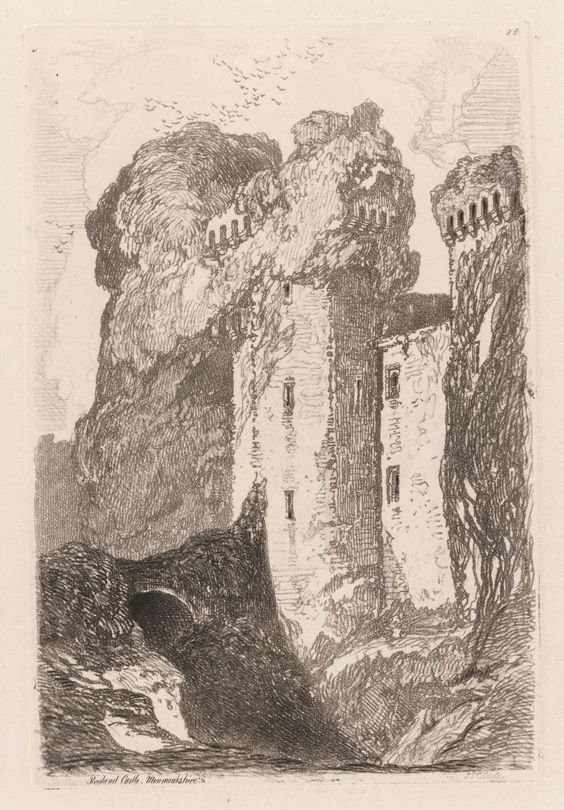 Ragland Castle, Monmouthshire de John Sell Cotman, pintura al óleo