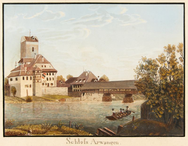 Schloss Arwangen de Jakob Samuel Weibel, romantismo, arquitetura