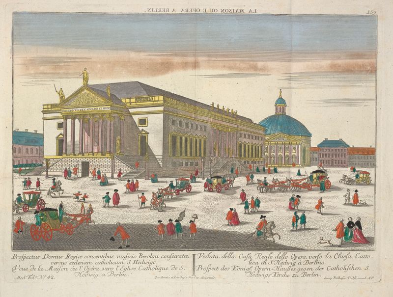 Architecture of German cities Pl.58, Romantismo, Unknown Artist