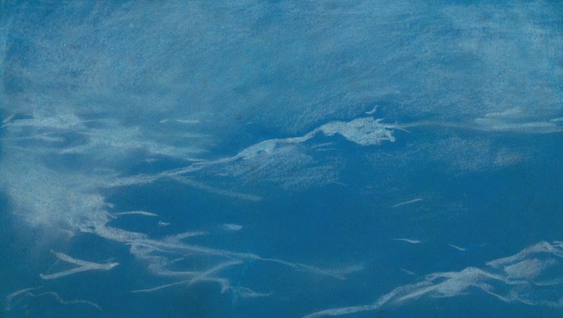 Gaviota y olas en una pintura al óleo de Winslow Homer