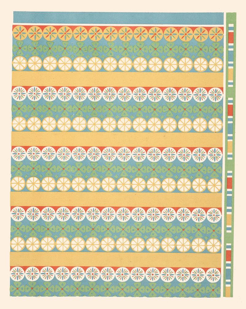 Historical depiction with Egyptian motifs by Gustave Jéquier, 1911