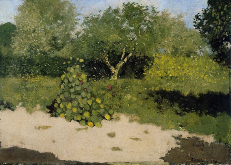 Botanical scene with nasturtiums by Richard Nicolaüs Roland Holst, oil painting