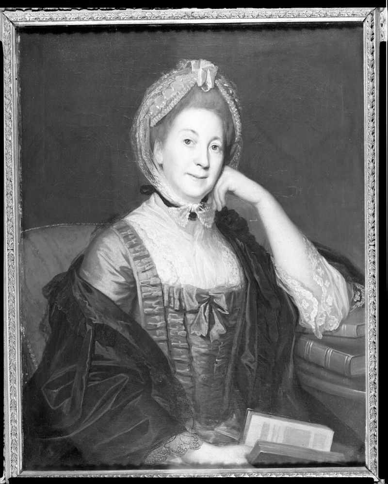 Portrait of a lady in a gown, oil on canvas by Johan Zoffany