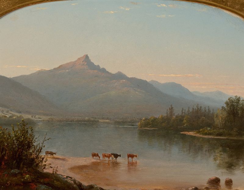 Landscape of Mount Chocorua, New Hampshire by Edward W. Nichols, oil painting
