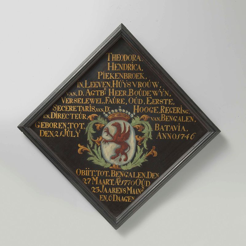 Naturaleza muerta con vajilla de porcelana y plata, óleo sobre lienzo de artista desconocido.
