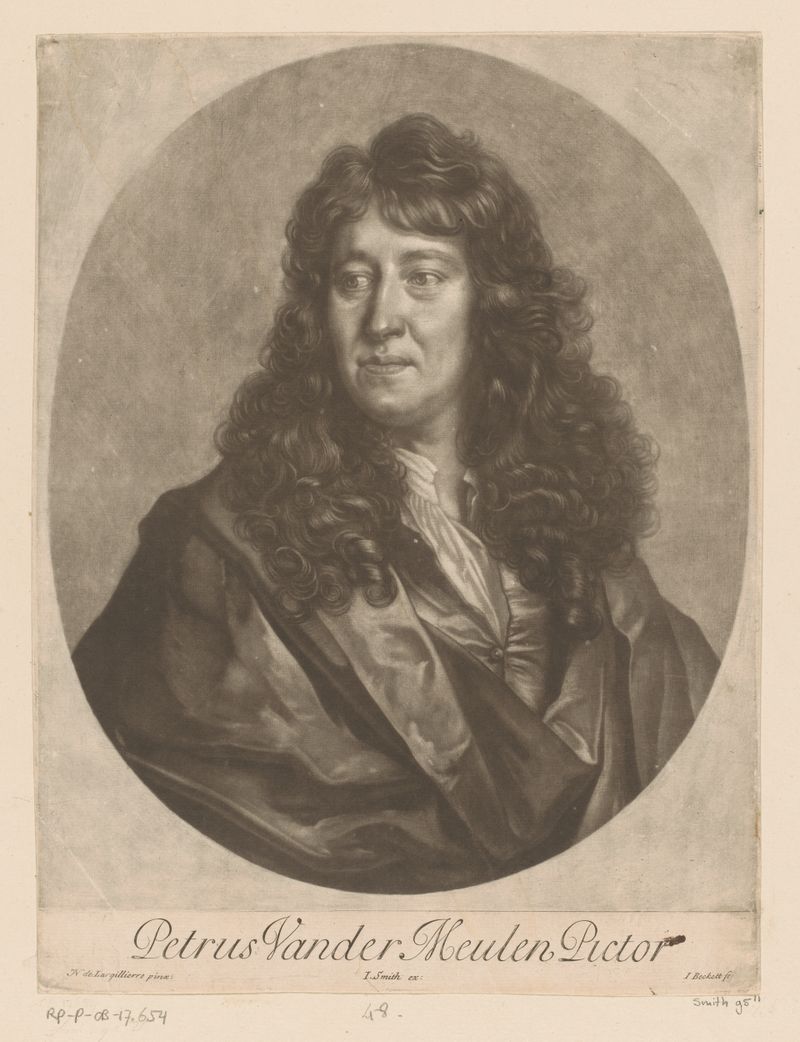 Portrait of Pieter van der Meulen, paper medium by Isaac Beckett