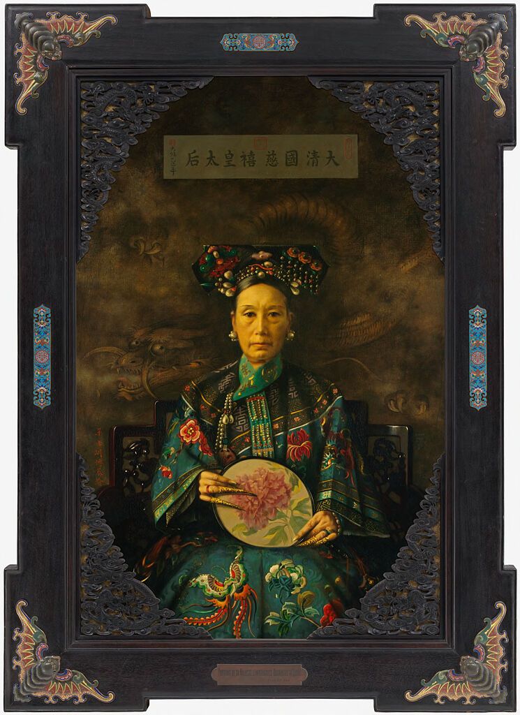 Portrait of Empress Dowager Cixi, oil on canvas by Hubert Vos