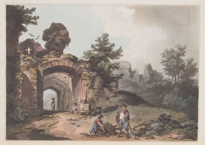 Dudley Castle oil painting by Philip James de Loutherbourg, featuring ruins and dramatic light.