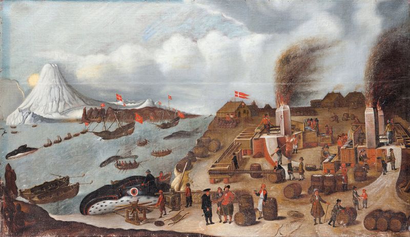 Interior da Danish Whaling Station de Abraham Speeck, realismo