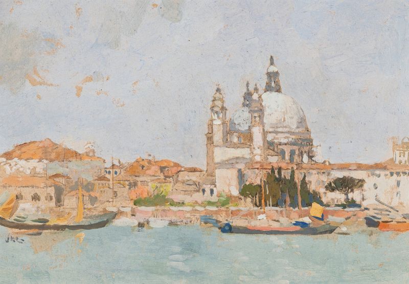 View of Venice from the Grand Canal, oil on canvas by James Kerr-Lawson