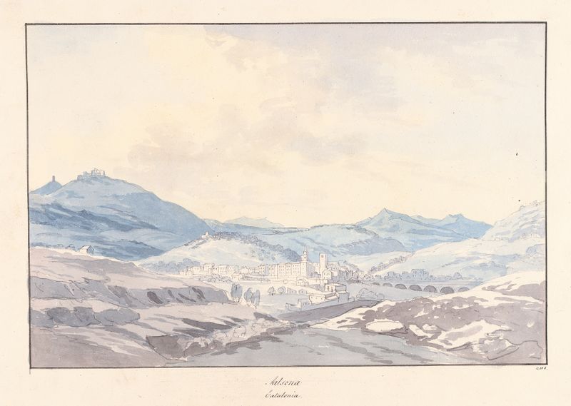 Paisaje de colinas y colores suaves de Charles Hamilton Smith, medio desconocido