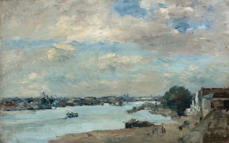 Vue de Paris, Quai de la Rapée, Bercy by Albert Lebourg, oil on canvas depicting the Seine and Paris architecture.
