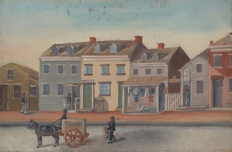 Figurative scene depicting a figure in shadow, oil painting by William P. Chappel