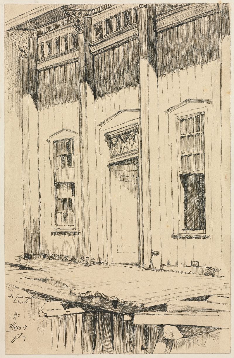 Old Passenger Depot, Cleveland de Otto Henry Bacher, realismo