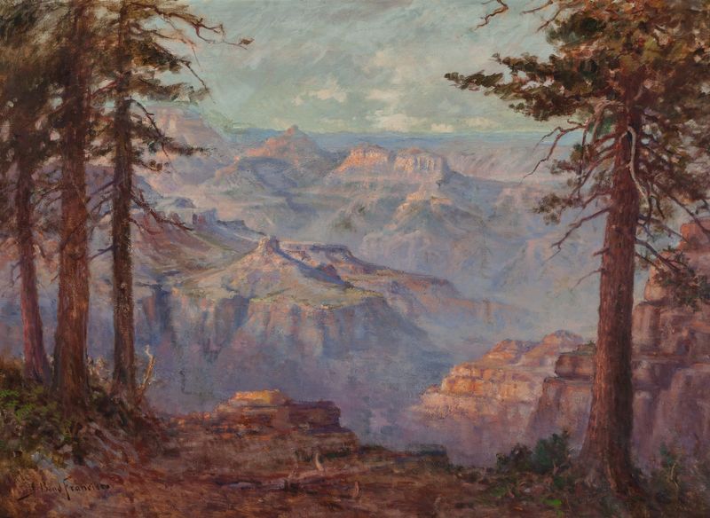 Paisaje del Gran Cañón por John Bond Francisco, pintura al óleo