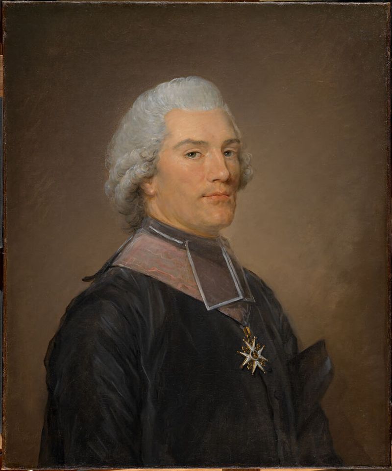 Retrato de Jacques Journu-Dumoncey por Jean-Baptiste Perronneau, óleo sobre lienzo