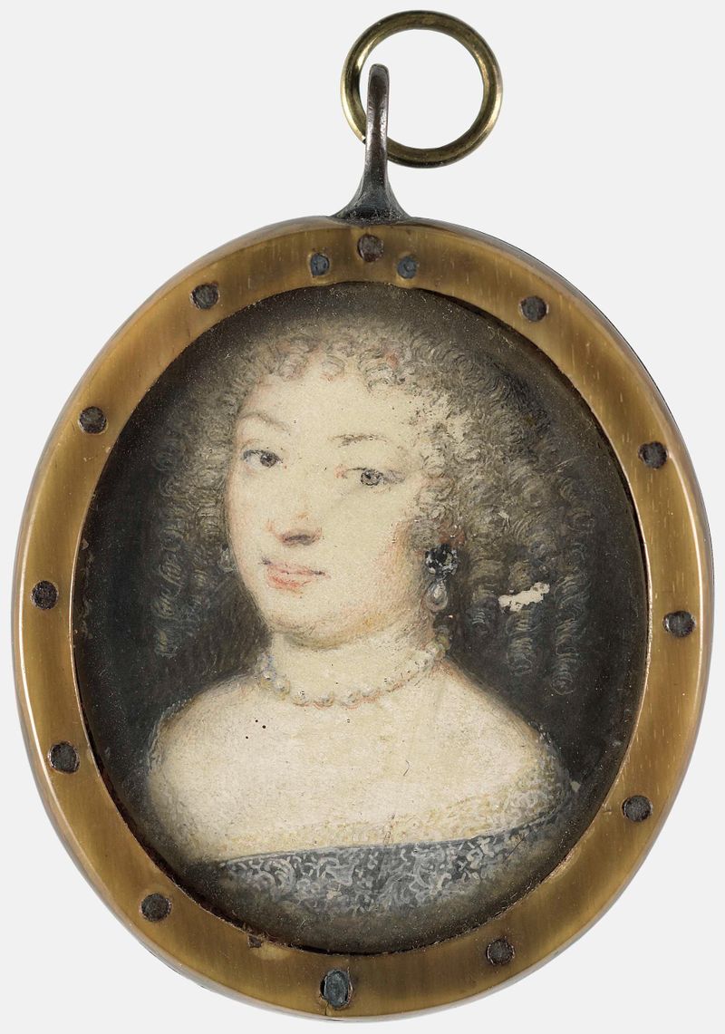Retrato de Marie, markiezin van Sévigné, óleo sobre lienzo de artista desconocido