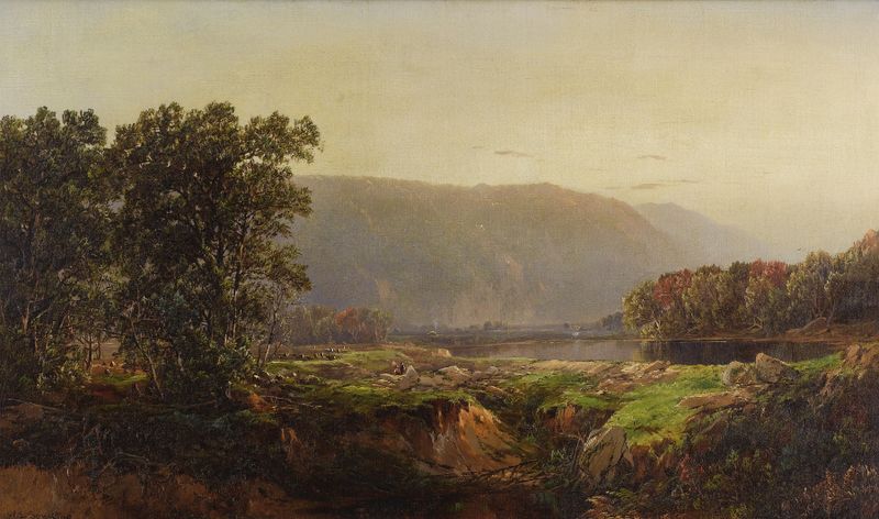 Landscape of the White Mountains by William Louis Sonntag, oil painting