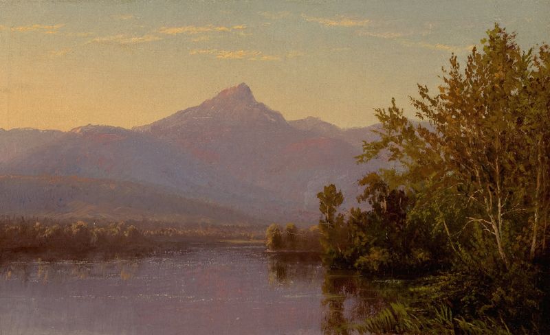 Landscape of Mount Chocorua by Edward W. Nichols, oil painting